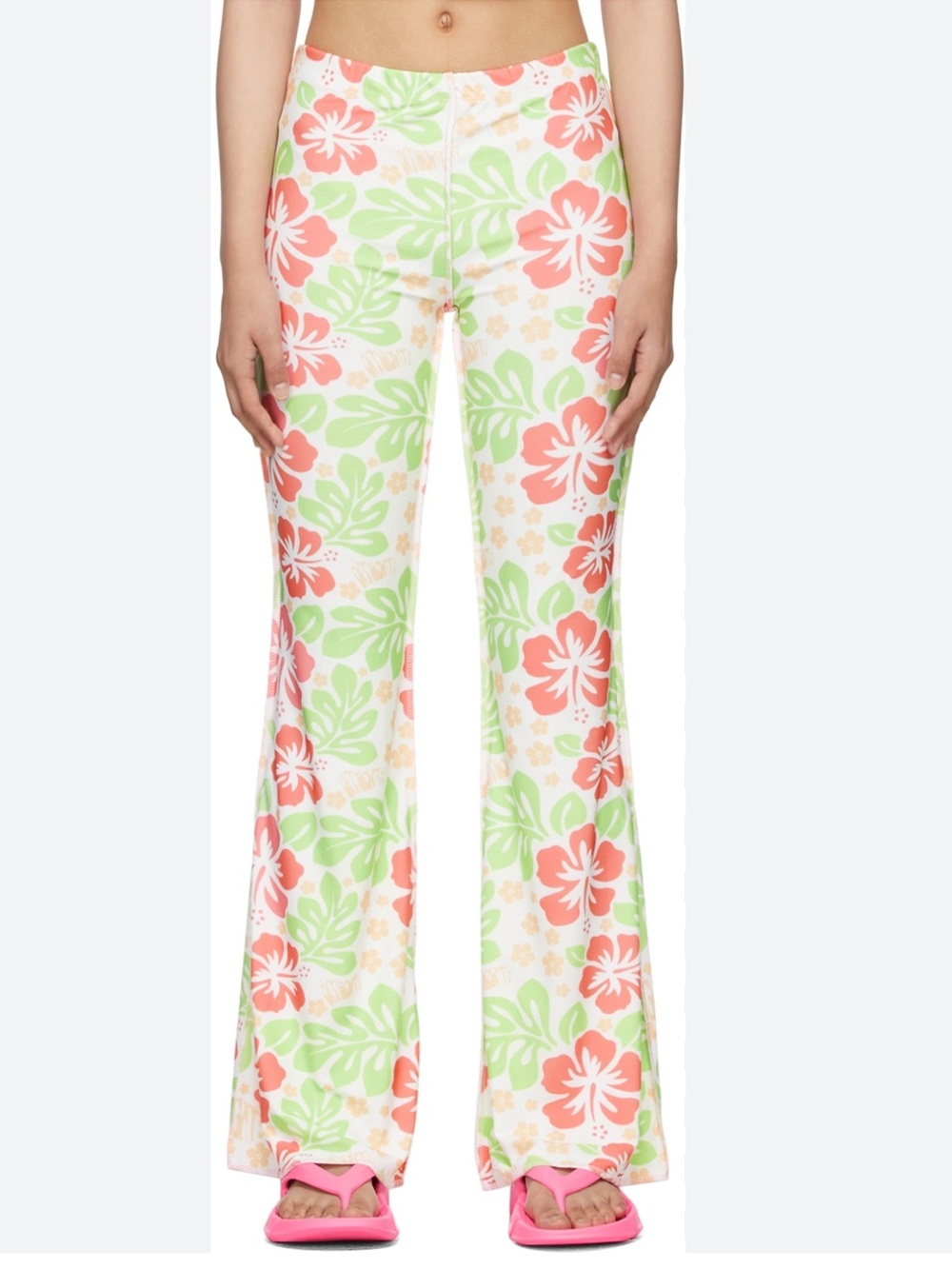 OMIGHTY Hibiscus Floral Pants Size Small